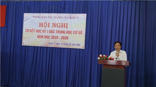 Ngày 14 tháng 02 năm 2020 Bậc Trung học cơ sở tổ chức Hội nghị Sơ kết Học kì 1 tại trường THCS Trần Quốc Toản.